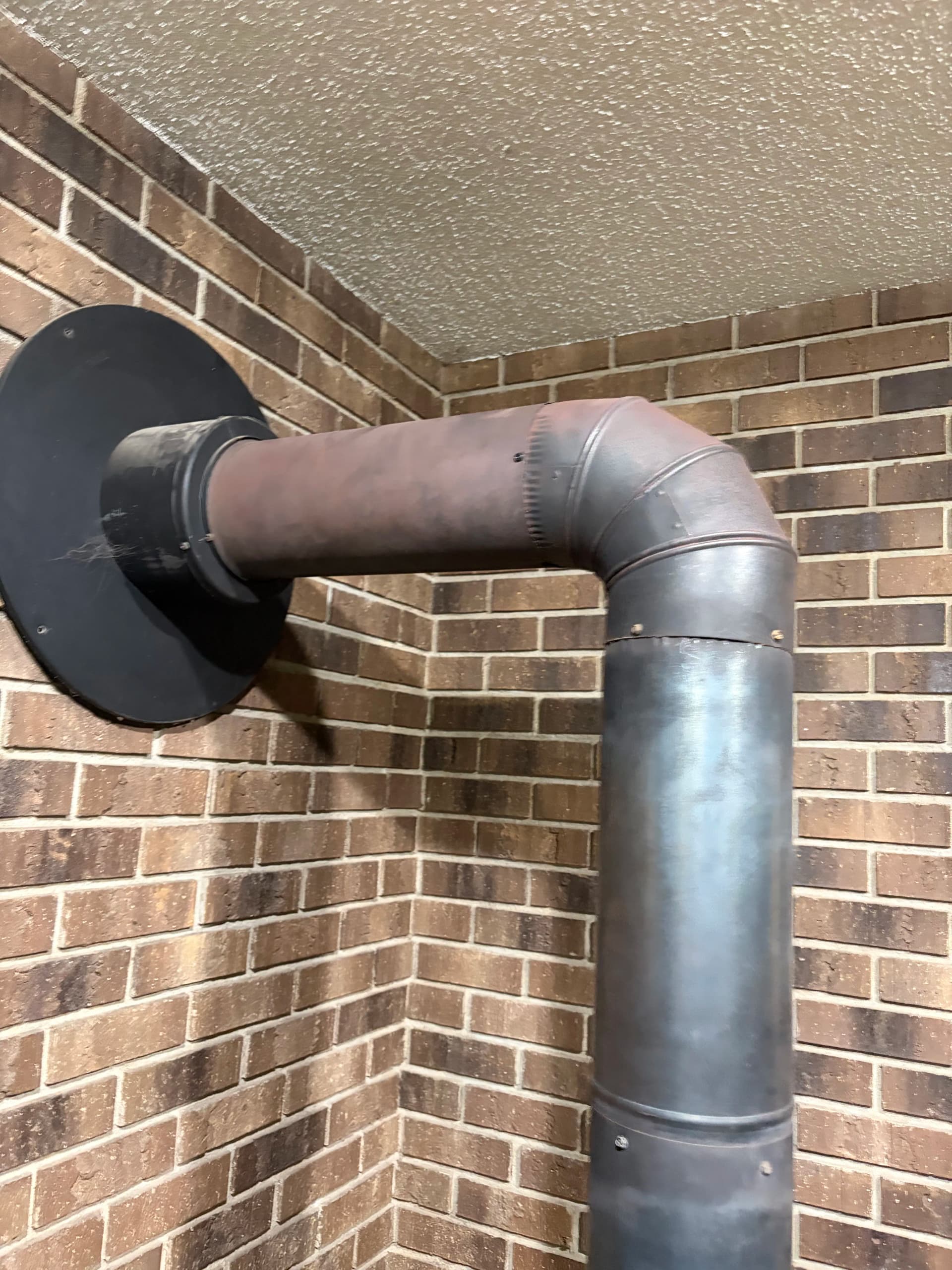 Damaged Wood Stove Removed and Replaced With a Safer Setup