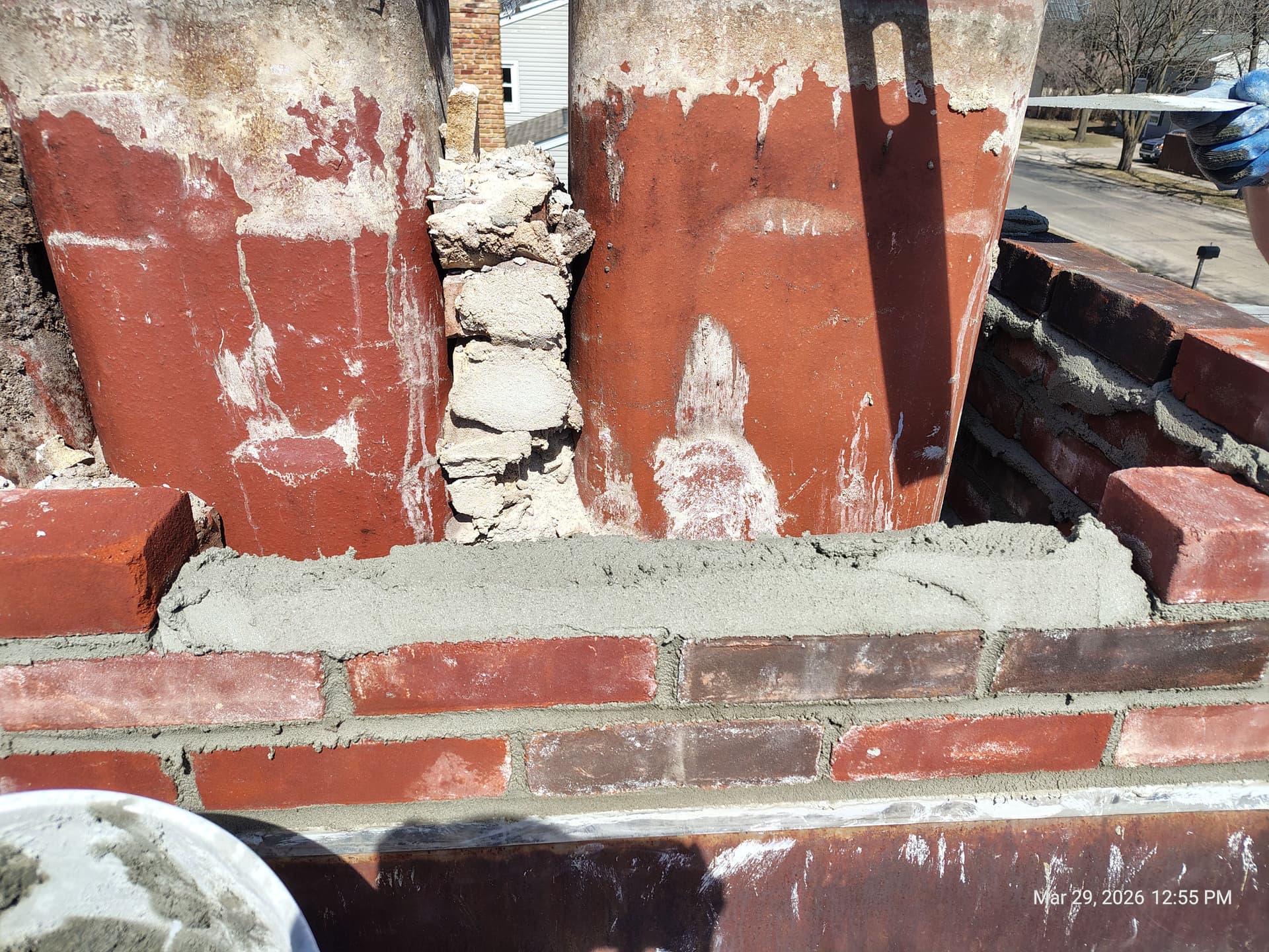 Gallery photos for Chimney Rebuild From the Roofline Up - Brick by Brick: Image #5