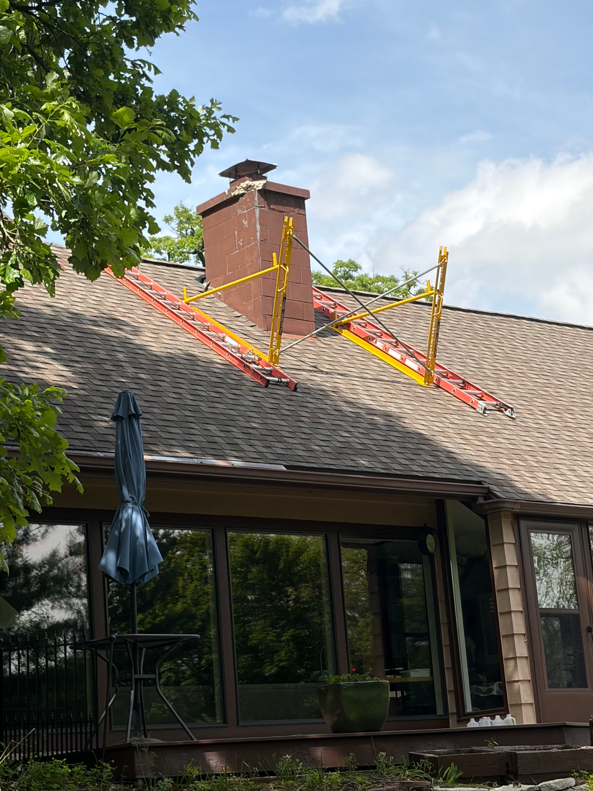 Gallery photos for Painted Block Chimney Rebuilt from the Ground Up: Image #5