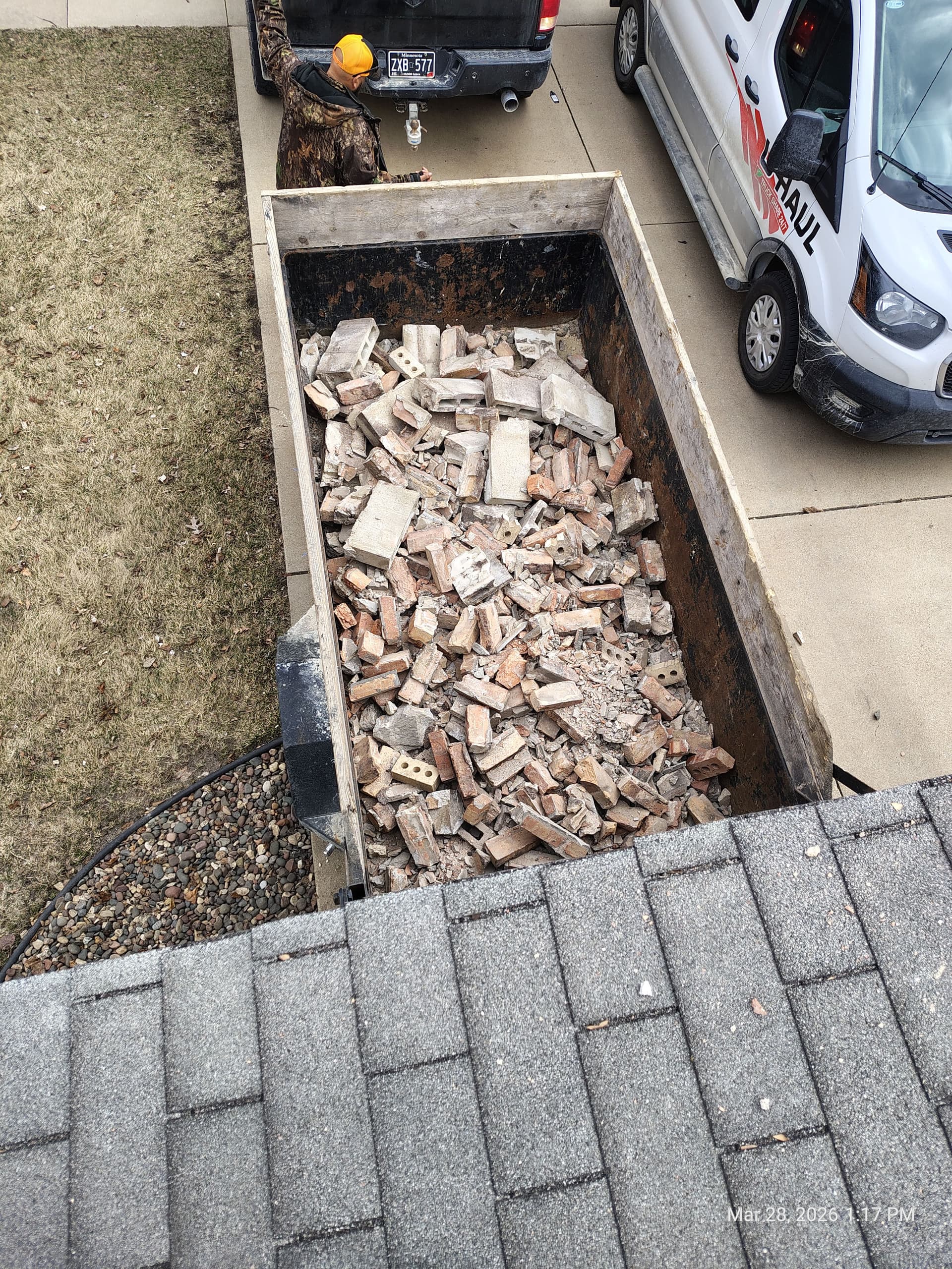 Gallery photos for Chimney Rebuild From the Roofline Up - Brick by Brick: Image #2