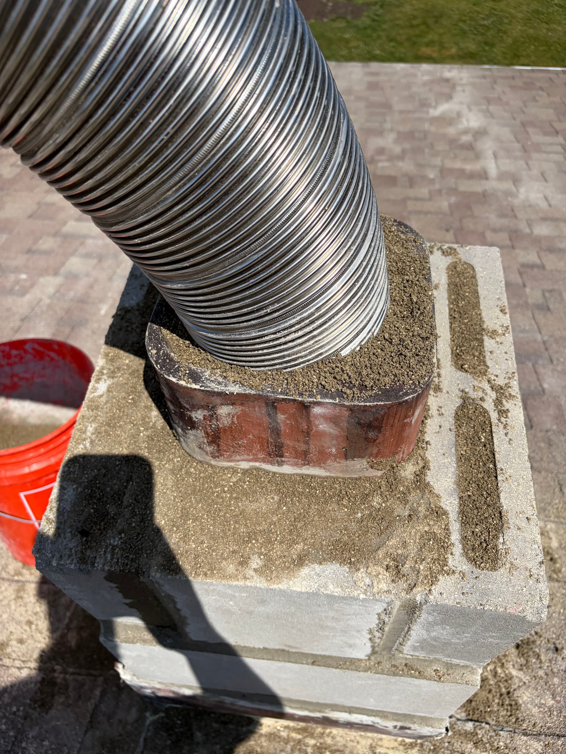 Gallery photos for Wood Stove Chimney Relining with New Stove Pipe and Fresh Repaint: Image #7