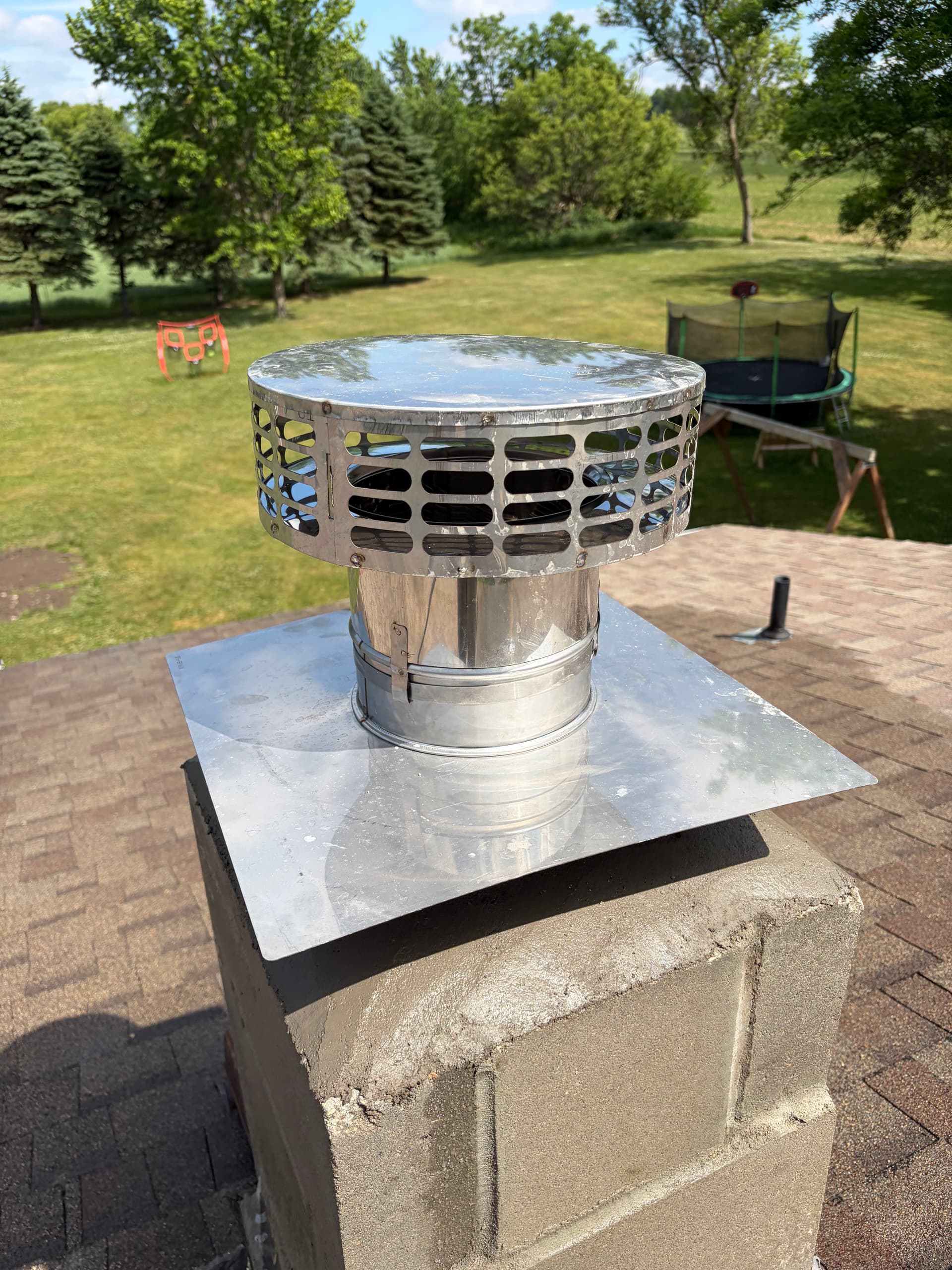 Gallery photos for Wood Stove Chimney Relining with New Stove Pipe and Fresh Repaint: Image #8