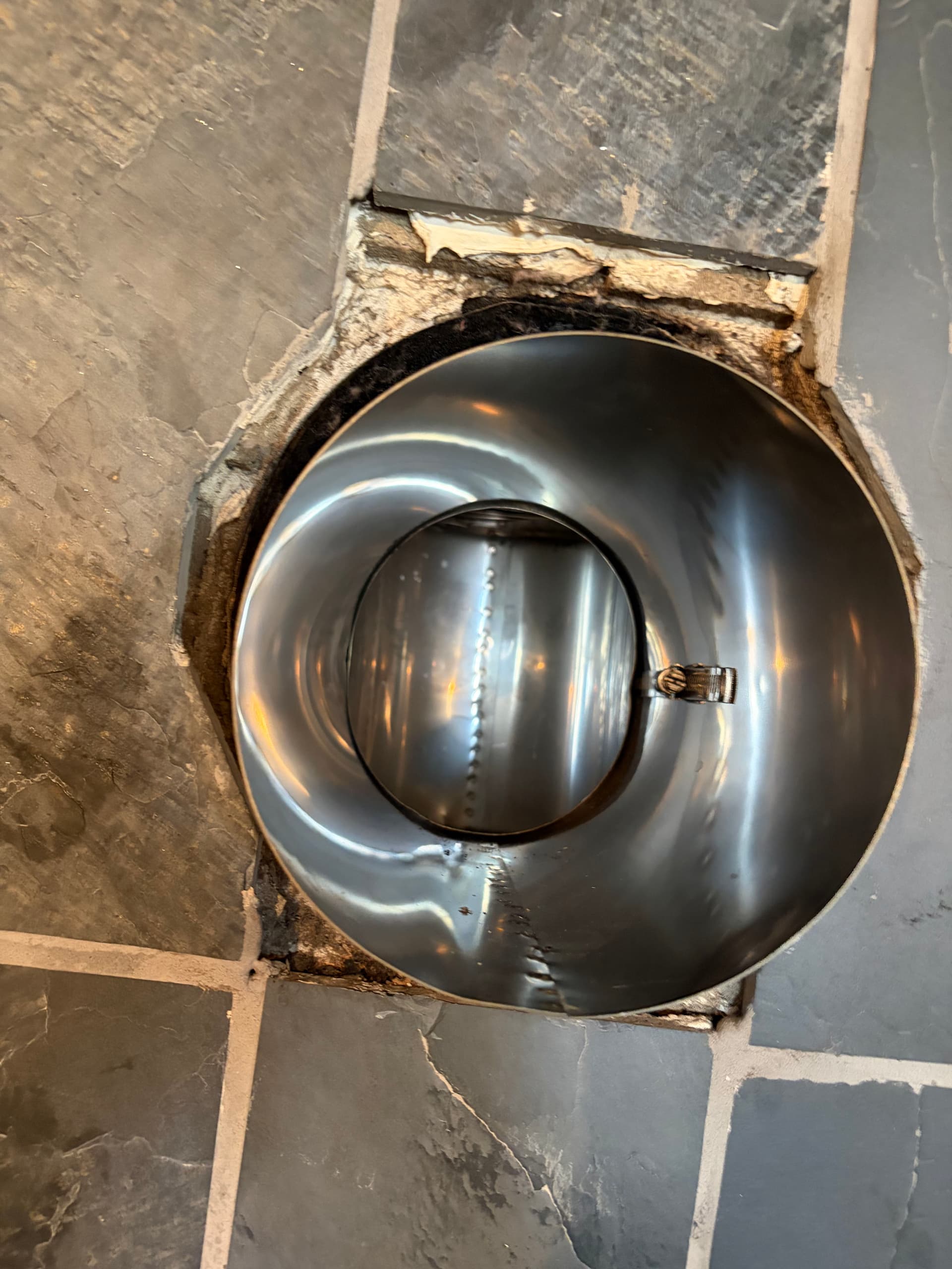 Gallery photos for Wood Stove Chimney Relining with New Stove Pipe and Fresh Repaint: Image #5